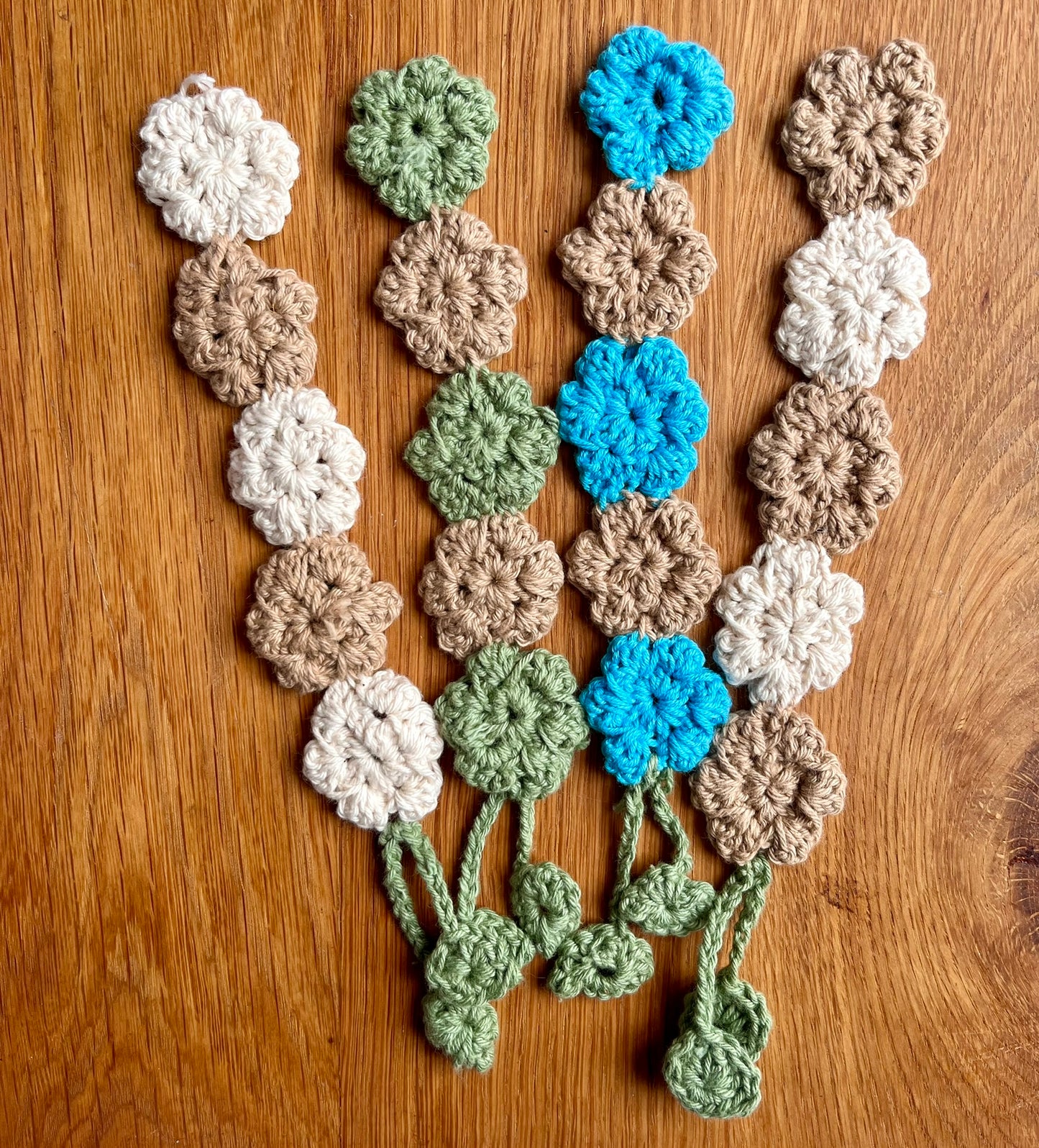 Botanical Crochet Bookmark