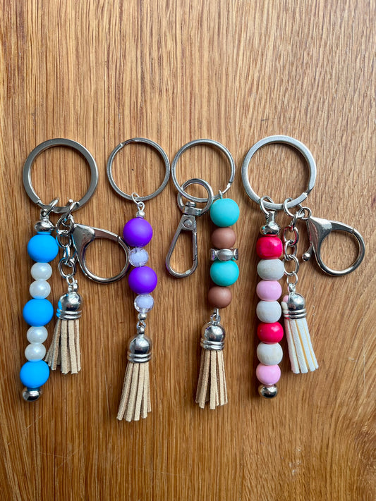 Handmade Bead Keychain